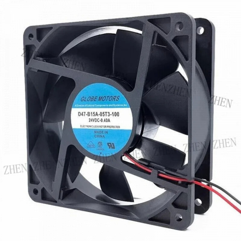 Y 신 D47-B15A-05T3-100 24VDC 0.40A 12CM 인버터 장비 팬 12038