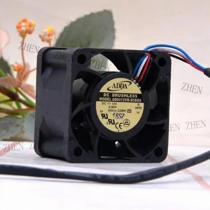 Y AD0412VB-B5BDS DC12V 0.80A 4028 4CM 4선 서버 냉각팬