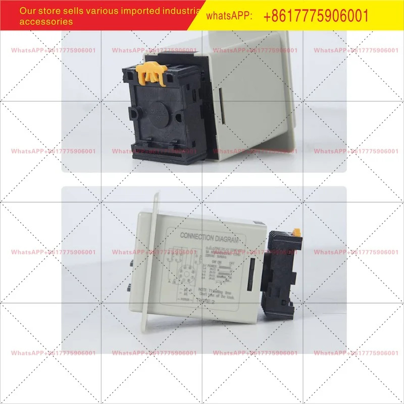 디지털 디스플레이 타임 릴레이 ASY-3D999S S 220V DC24V 380V 베이스 999M 전원 공급 포함