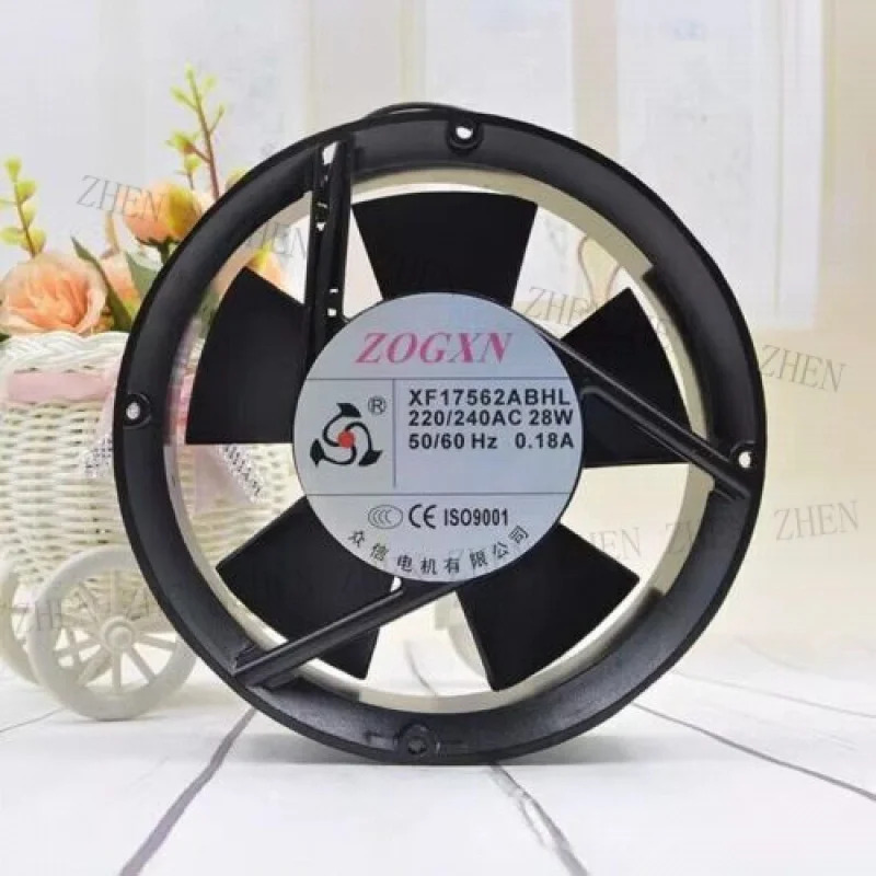 Y FOR ZOGXN XF17562ABHL 220V-240AC 28W 17050 17CM 원형 배기 팬