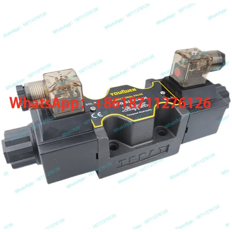 유압 솔레노이드 역전 밸브 DSG-03-3C2/3C4/3C6 AC220V/24 삼위치 사방향 제어