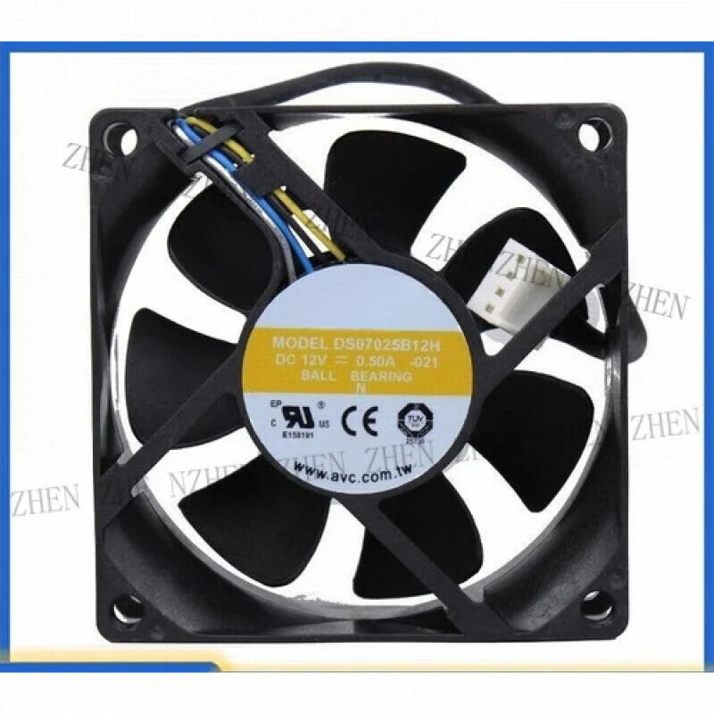 Y DS07025B12H 12V 0.5A 7025 7cm 4핀 냉각팬