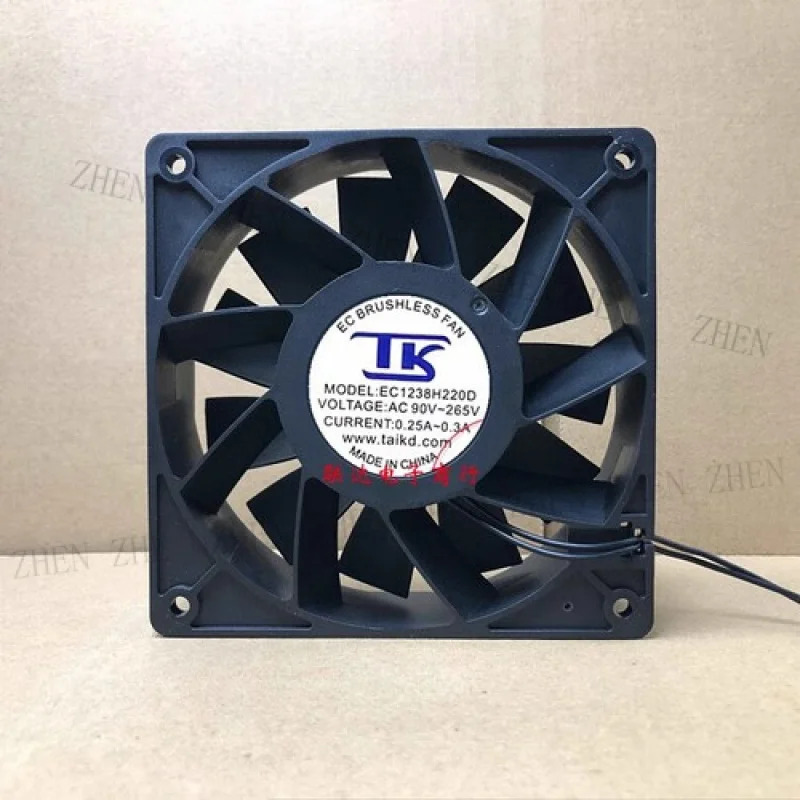 Y FOR TK EC1238H220D AC90V-265V 0.25-0.3A 12CM 12038 냉각팬