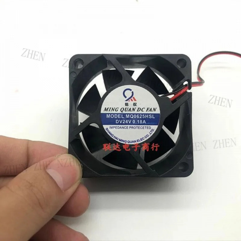 Y for MING QUAN MQ0625HSL DC24V 0.18A 6025 6CM 냉각팬