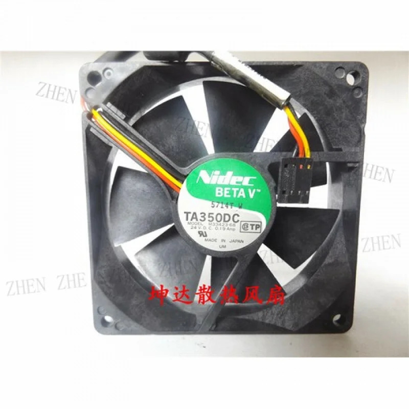 Y TA350DC M33423-68 24V 0.19A 9025 3선 볼 팬기능