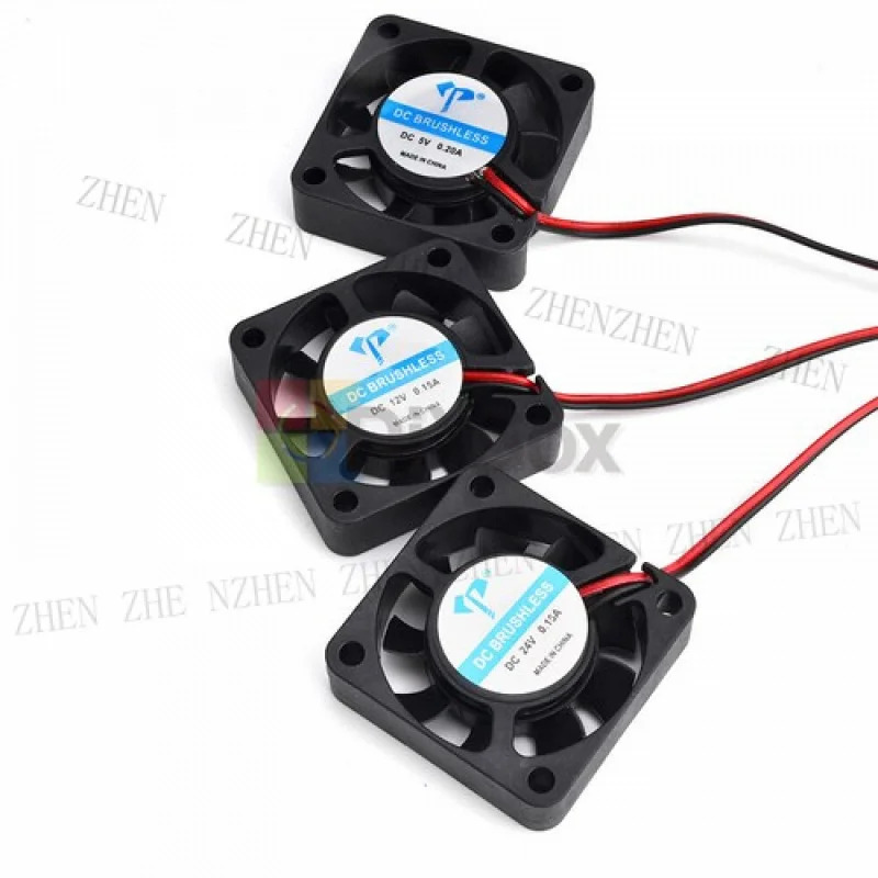 Y for DC4010 40mm DC 5V/12V/24V 2핀 무소음 미니 쿨러 냉각팬 PC 컴퓨터용