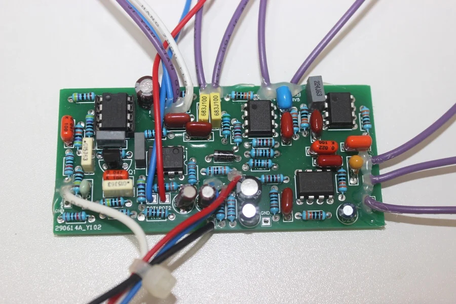 DIY 수제 베이스 기타 GE-7B 레플리카 7밴드 EQ 조절 가능싱글 블록 이펙트 보드