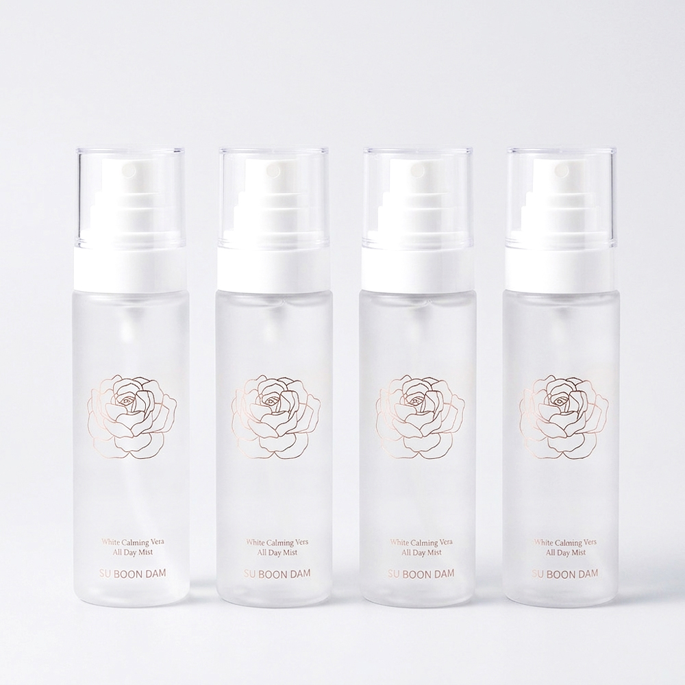 [피부결정돈] 꼼블리앙 수분담 화이트카밍 베라 미스트 광채 수분 히알루론산 진정 100ml, 4개 - 상품 이미지