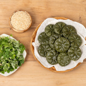 싸리재 무설탕 쑥떡 [ 현미 쑥개떡 1kg ] 콩고물 앙금 개떡 아침식사... 맛있게 먹은 솔직 후기 - 상품 이미지 2