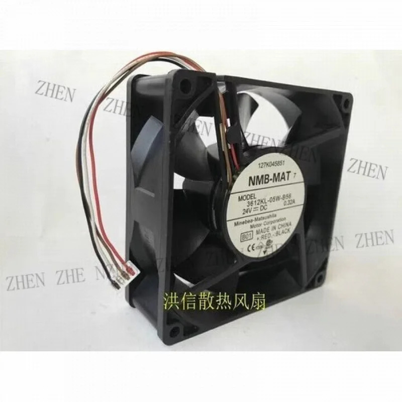 Y for 9032 3612KL-05W-B56 DC24V 0.32A 9CM 4-와이어 인버터 냉각팬