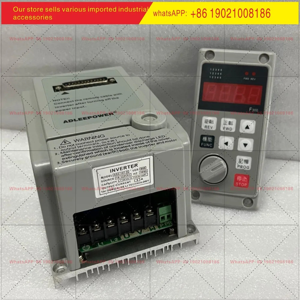 AS2107R Aideli 주파수 변환기 단상 220V 모터 조절기 조립 라범주파수
