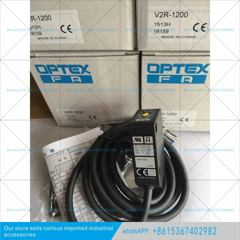 오리지널 일본 OPTEX 광전스위치 V2R-1200 미러 반사 광전센서