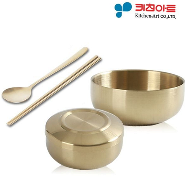 금속 티타늄 수저 스텐 수저 식기 젓가락 한식 - 상품 이미지