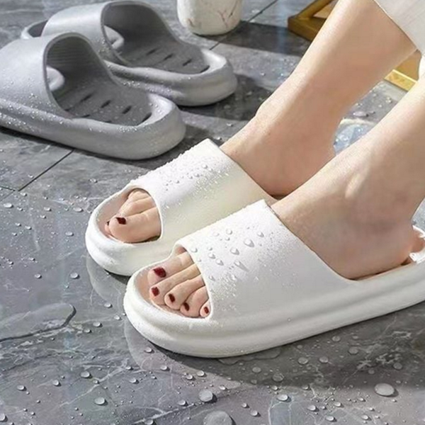 두꺼운 욕실 슬리퍼 푹신한 물빠짐 슬리퍼 욕실화 베란다 - 상품 이미지