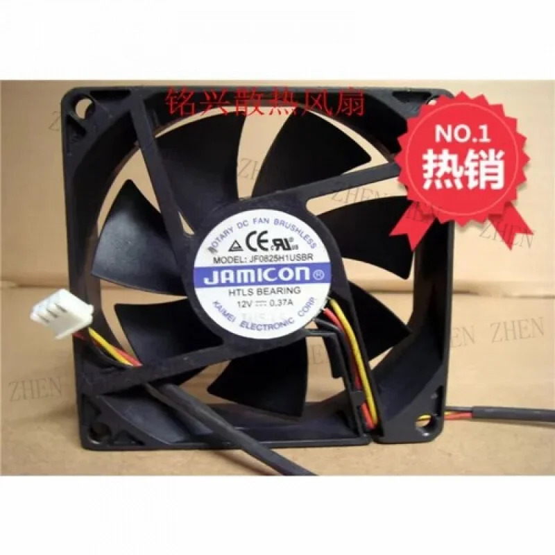 Y for JF0825H1USBR DC 12V 0.37A mm 3선 서버 냉각팬