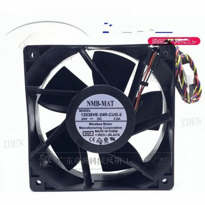 Y 팬 12038VE-24R-CUG-2 DC24V 2.00A 12038 12cm 4선 냉각팬용