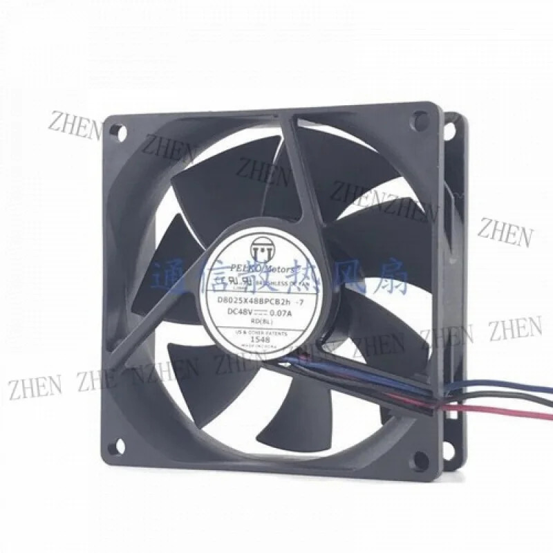 Y D8025X48BPCB2h-7 48V 0.07A 8025 3선 인버터 냉각팬