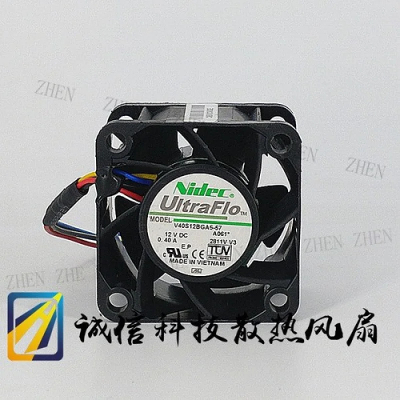 Y 4028 4CM 12V 0.40A V40S12BGA5-57 4선 PWM 냉각팬