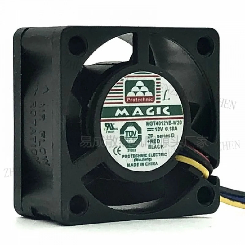 Y M4012YB-W20 12V 0.18A 4020 4CM 4선 냉각팬기능