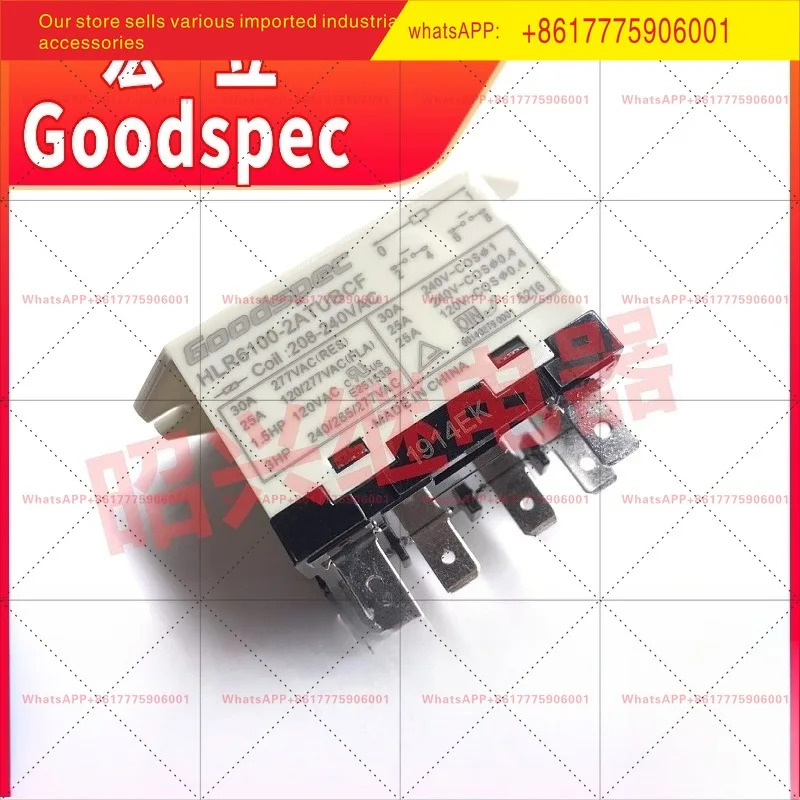 HLR6100-2ATUBCF/2ATNBCF 릴레이 208-240VAC30A