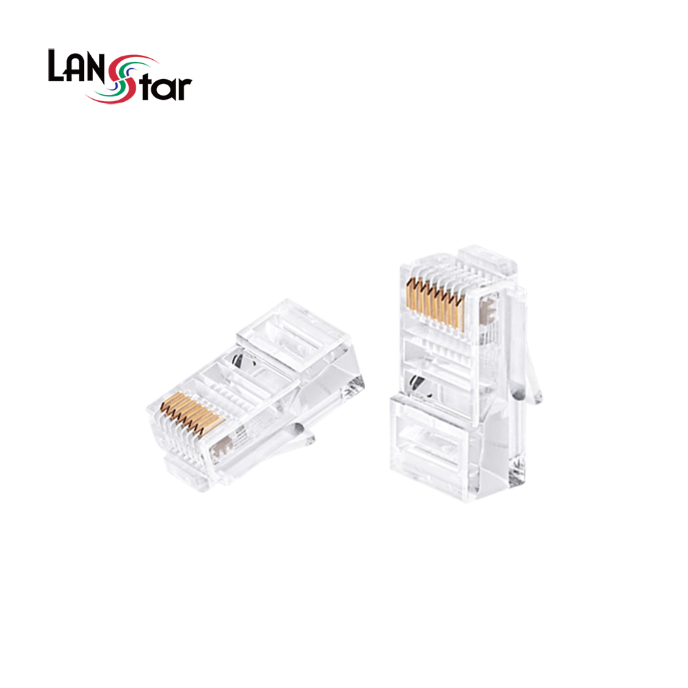 랜스타 케이블 통과형 모듈러 콘넥터 RJ45 CAT.5E UTP LSN-5EPASS-UTP - 상품 이미지