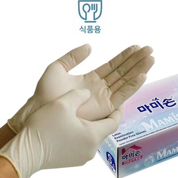 다용도 1회용 라텍스 장갑 조리 식품용 라텍스 장갑 위생 고무 - 상품 이미지