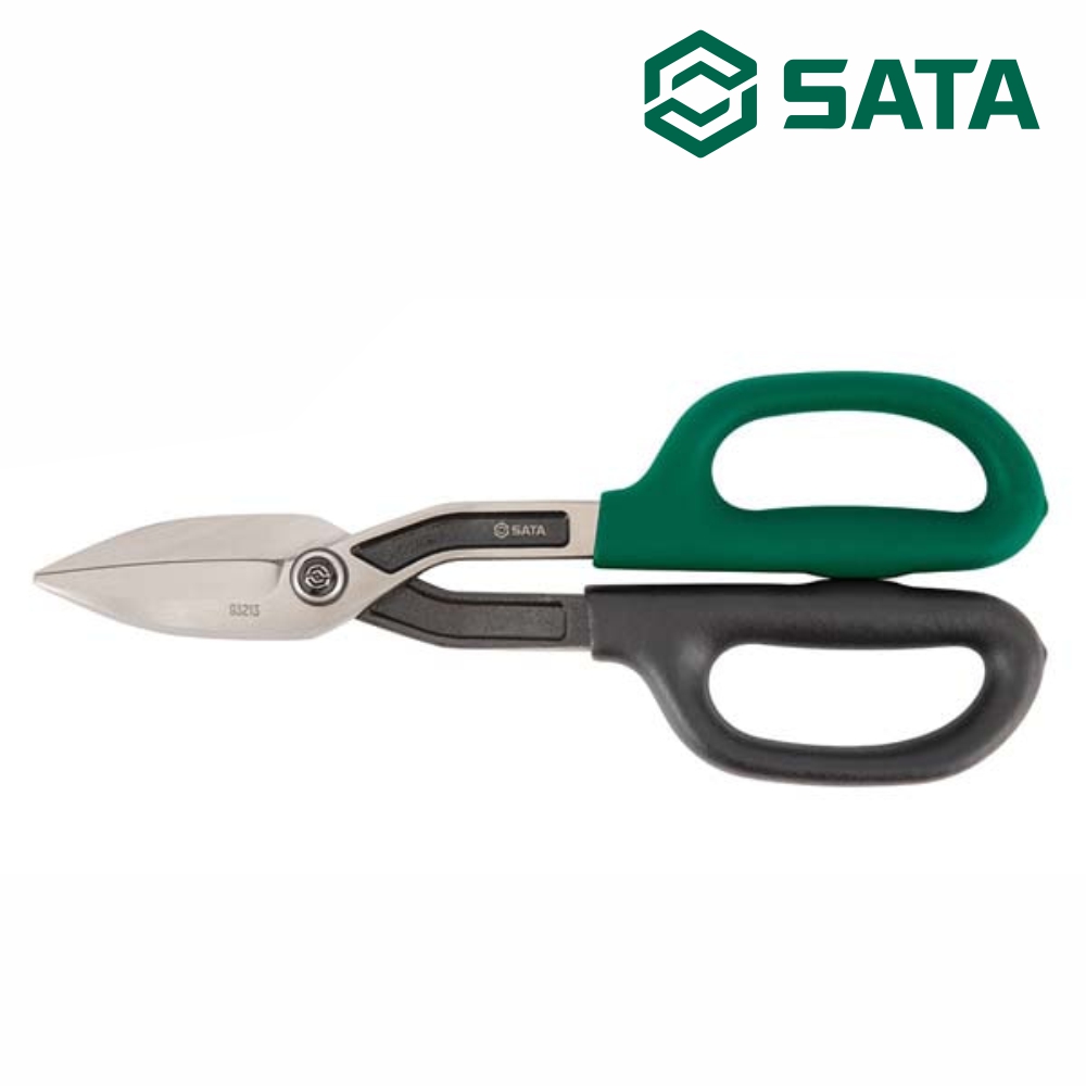 사타 SATA 직선형 철판 가위 286mm(10인치) 93213 함석 철판가위 - 상품 이미지