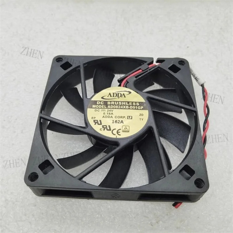 Y for AD0824XB-D91GP DC24V 0.18A 8015 8CM 2선식 냉각팬