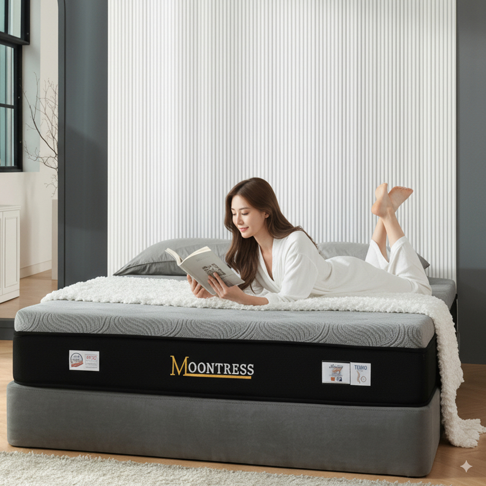 메모리폼 매트리스 슈퍼싱글 SS 30cm 탄탄한 허리편한 문트리스 - 상품 이미지