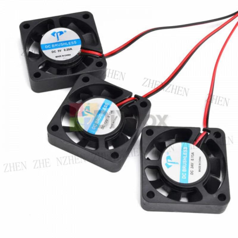 Y for DC4010 40mm DC 5V/12V/24V 2핀 무소음 미니 쿨러 냉각팬 PC 컴퓨터용