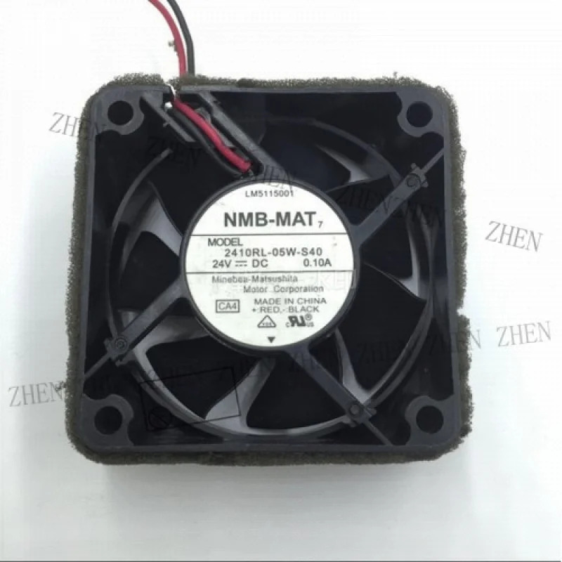 Y 2410RL-05W-S40 DC24V 0.10A 6025 6CM 2핀 인버터 냉각팬