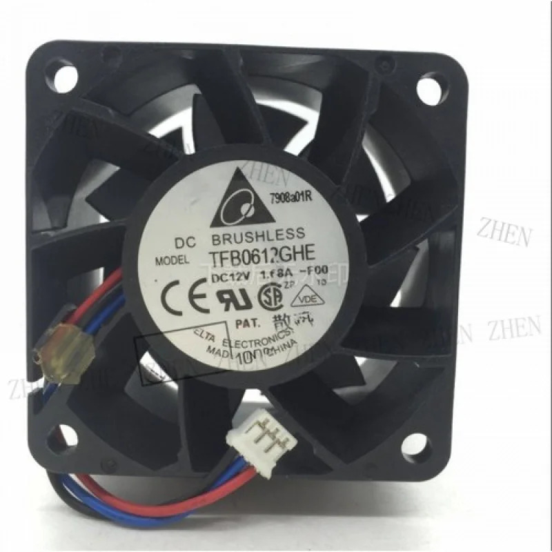 Y TFB0612GHE-F00 6cm 6038 DC12V 1.68A 3선 냉각팬