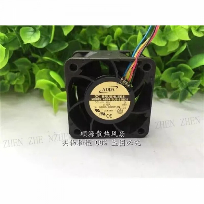 Y for AD0412UB-B5BDS 4028 DC12V 0.70A 4선식 냉각팬