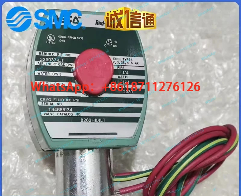 극저온 액체 질소 특수 솔레노이드 밸브 8262H114LT AC220V