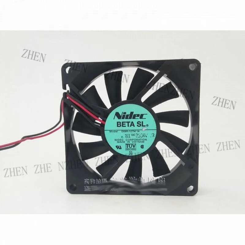 Y D08R-12TM14 8015 12V 0.13A 8cm 초저소음 냉각팬
