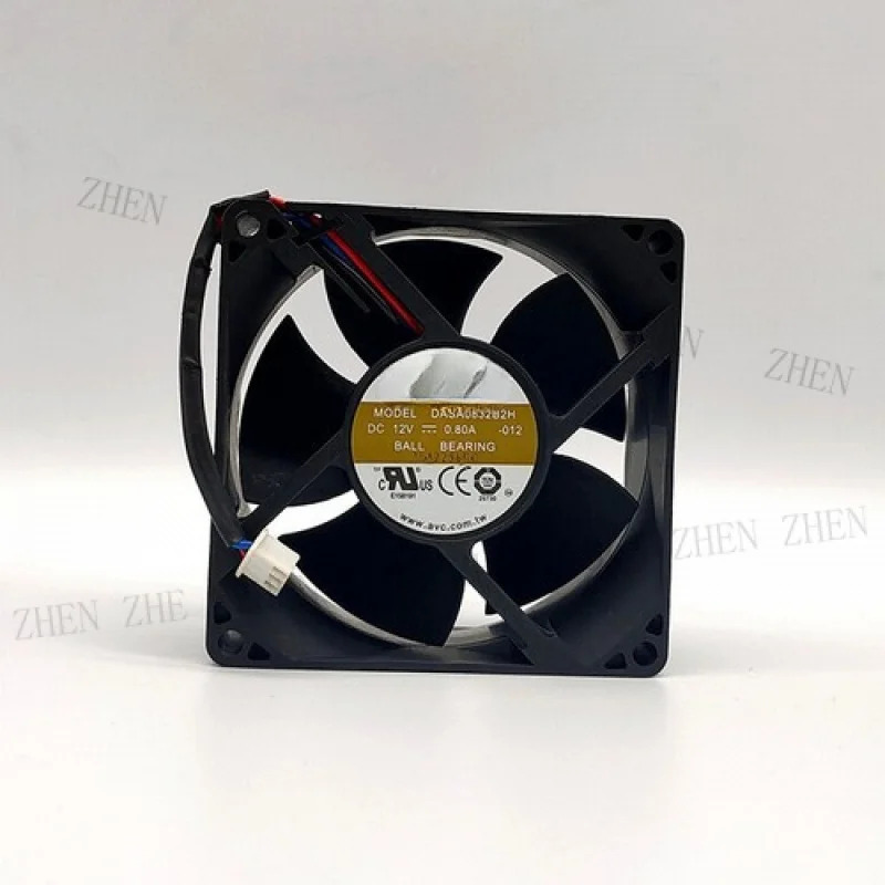 Y DASA0832B2H DC 12V 0.80A 8032 8cm 3핀 이볼 냉각팬