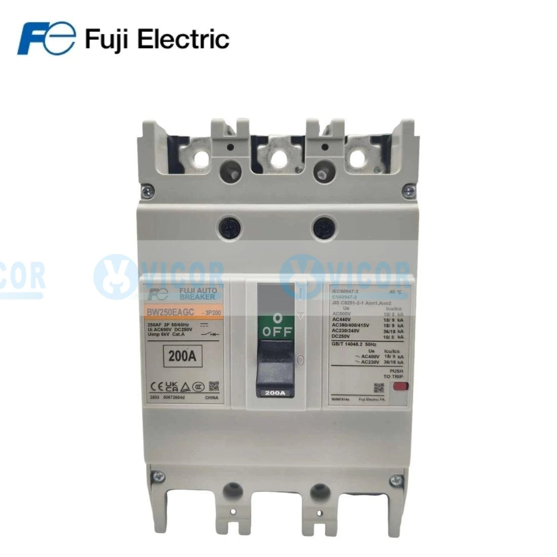 BW160EAGC-3P125A/3P150A/3P160A BW250EAGC-3P175A/3P200A/3P225A/3P250A BW400EAGC-3P300A/3P350A/3P400A