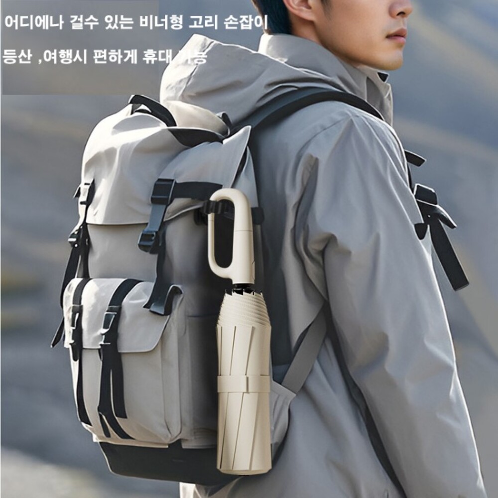 자동우산 이중창살 강풍 비바람 우산 - 상세 이미지 3