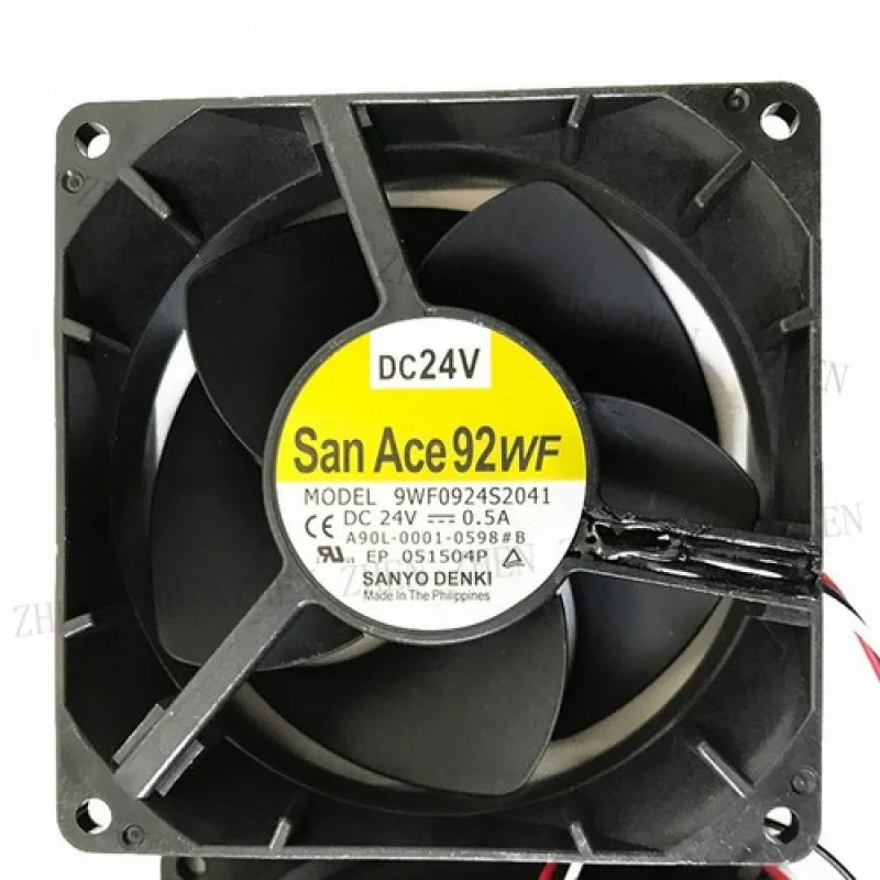 Y FOR SanAce A90L-0001-0598 B 9WF0924S2041 24V 0.5A CNC 냉각팬신