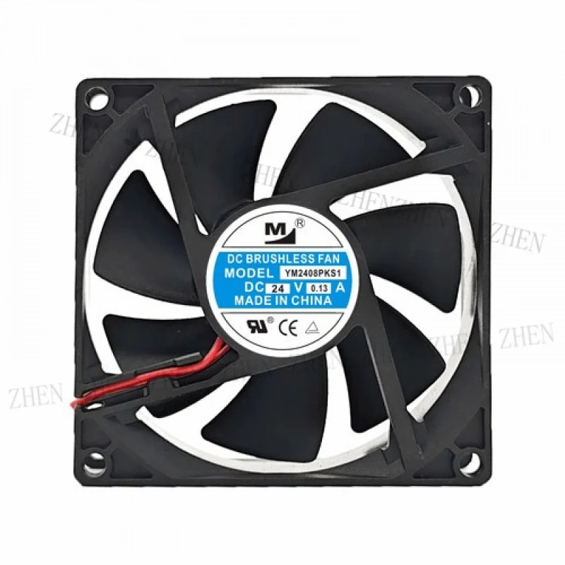 Y YM2408PKS1 DC24V 0.13A 2핀 냉각팬