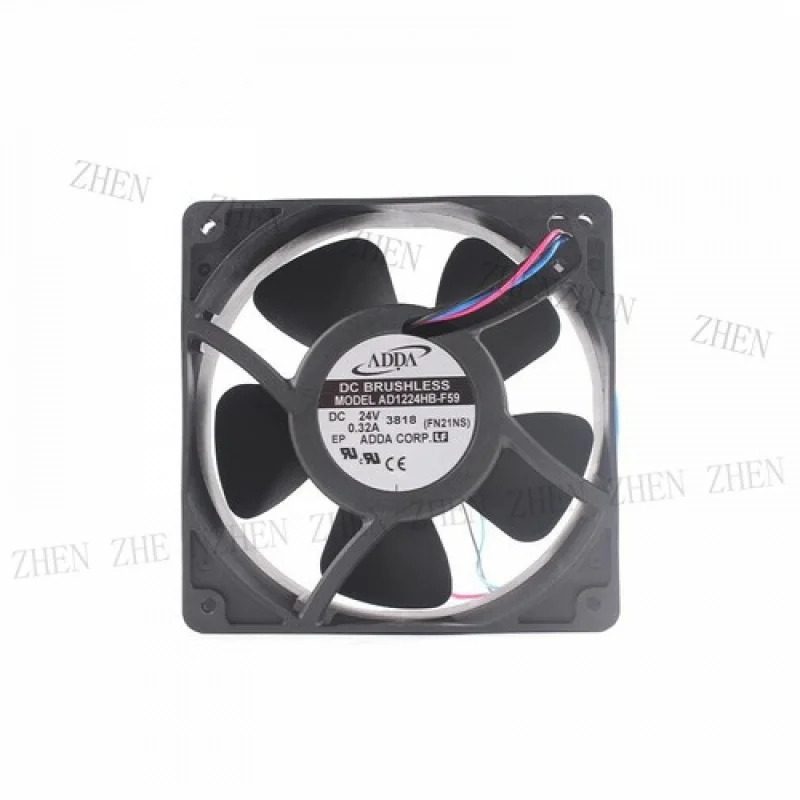 Y FOR AD1224HB-F59 12038 DC24V 0.32A 인버터 DC 냉각팬