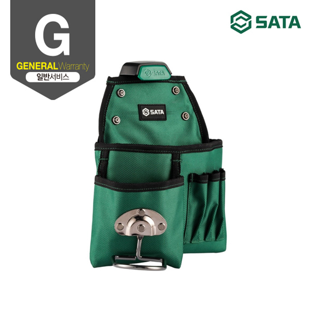 사타 SATA 클립테크 공구 파우치(B형) 95241 못주머니 망치걸이 공구집 - 상세 이미지 2