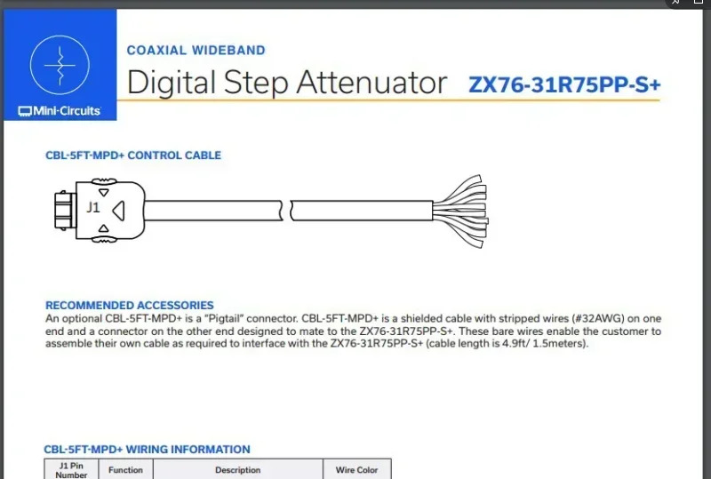 ZFL-1000LN 0.1-1000MHz 미니 회로 RF 저잡음 증폭기