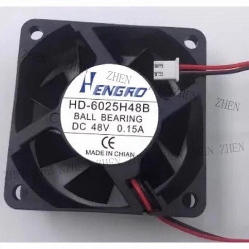 Y HD-6025H48B 6025 DC48V 0.15A 6CM 2핀 냉각팬기능