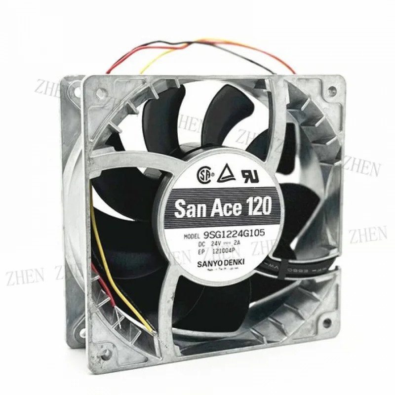 Y for SAN ACE 120 9SG1224G105 12038 24V 2A 고풍량 인버터 팬 3선
