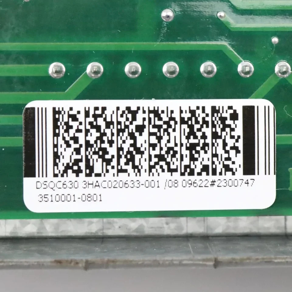 오리지널PLC 패널 보드 DSQC630 3HAC02063300108 GEB PLC 프로그래밍 컨트롤러