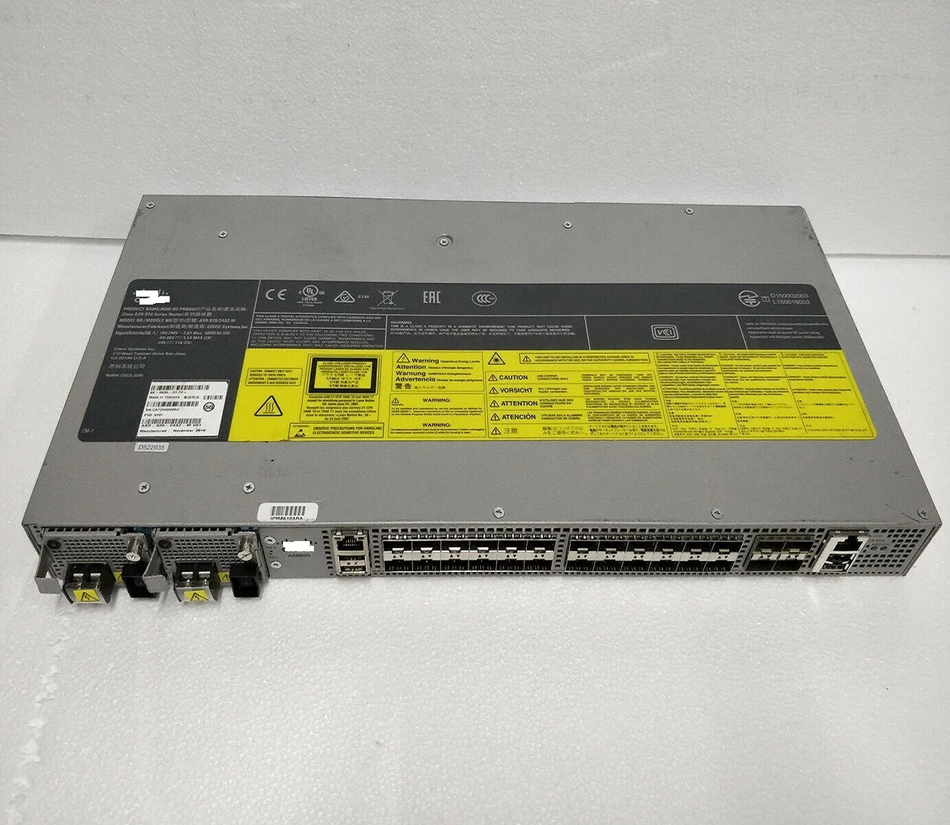 ASR-920-24SZ-M ASR920 24개 1G 포트 4개 10G SFP 통합 라우터