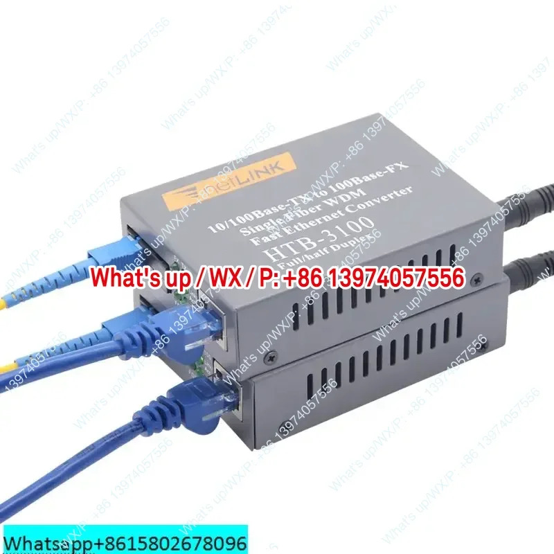 넷 HTB-3100 광섬유 미디어 컨버터 RJ45 20KM 25KM SC 광포트 10M 100M 광