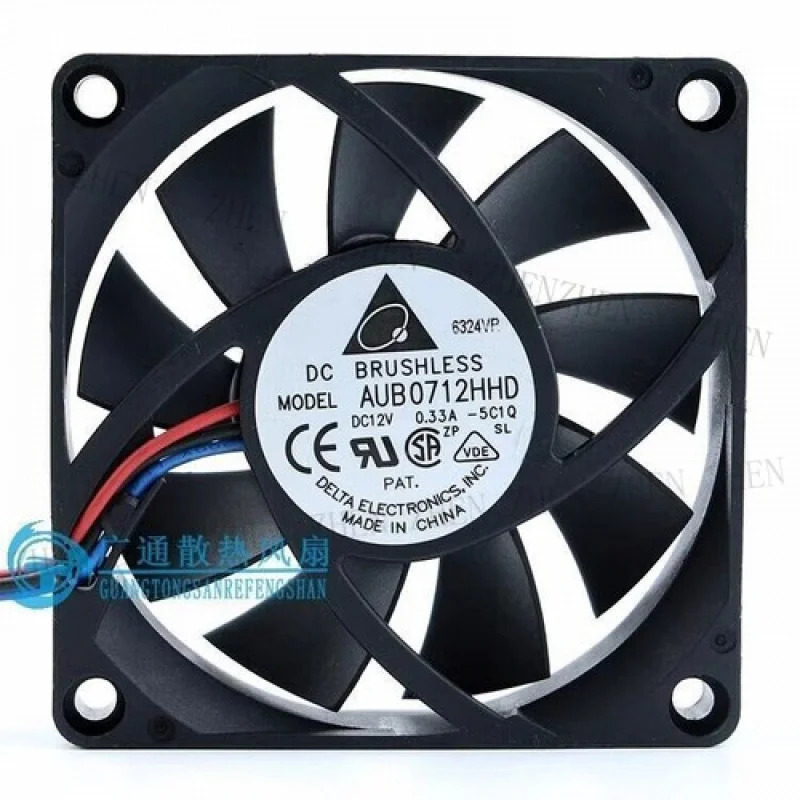 Y FOR AUB0712HHD 7020 DC12V 0.33A 70x70x20MM 3선 냉각팬
