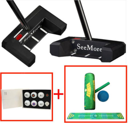 퍼팅교정까지 한번에 시모어 퍼터 정렬라인 골프 퍼터 퍼팅연습기 세트 시모어 SBX 제로토크